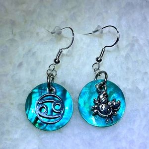 Cancer ♋️ Dangle Earrings